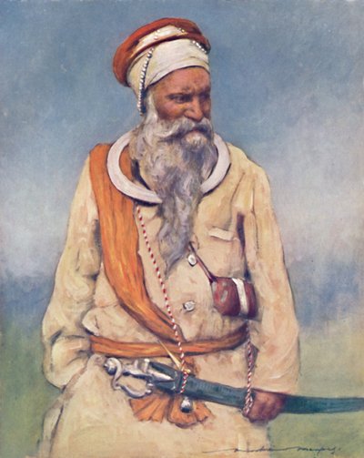 A Sikh Warrior, 1903 by Mortimer Ludington Menpes