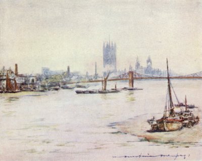 The Houses of Parliament by Mortimer Ludington Menpes