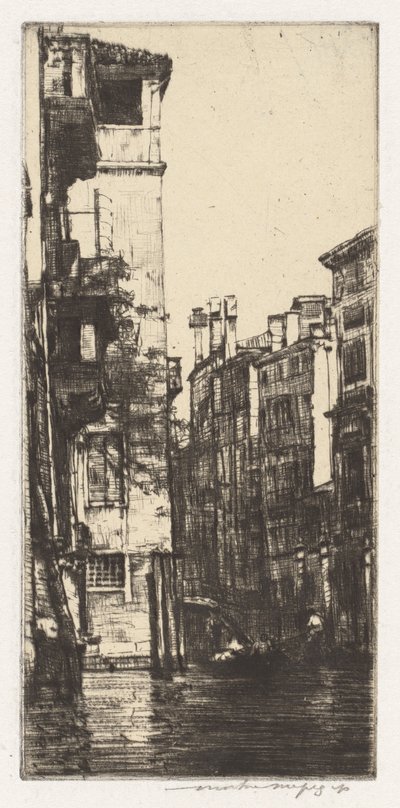 Canal by Mortimer Menpes