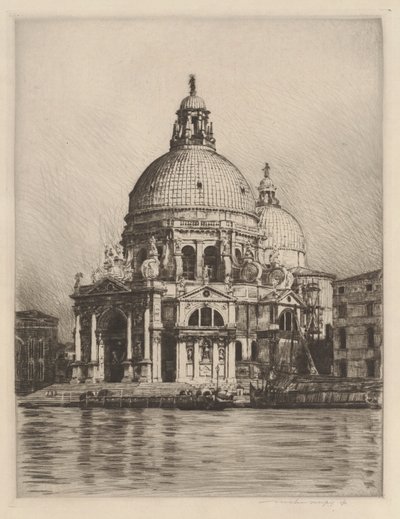Santa Maria della Salute (2) by Mortimer Menpes