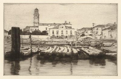 Timber Shore of the Brenta by Mortimer Menpes