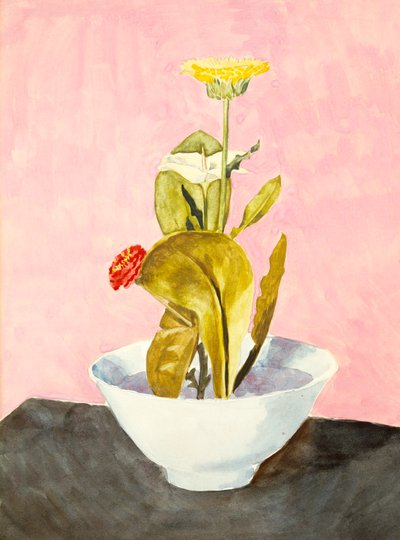 Bowl of Flowers by Morton Livingston Schamberg