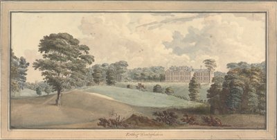 View of Erthig, Denbigshire, Wales by Moses Griffith