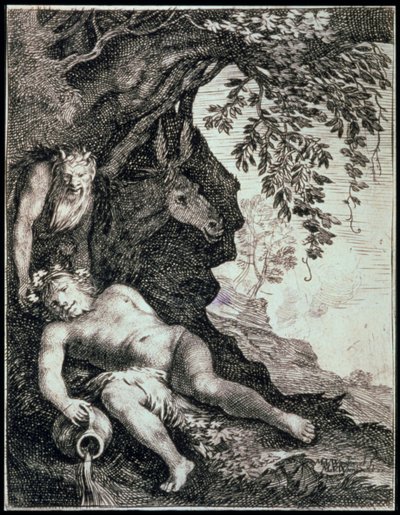 The Drunken Silenus by Moses van Uyttenbroeck