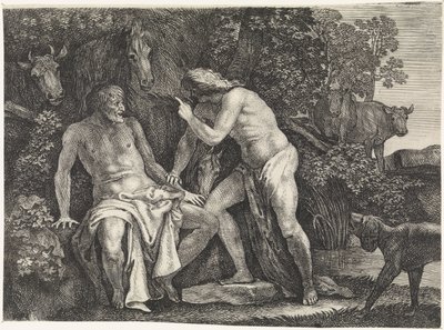 Mercury Accuses Battus by Moyses van Wtenbrouck