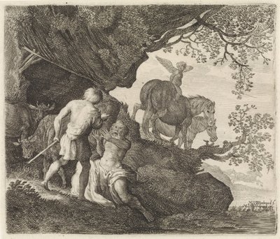 Mercury Punishes Battus by Moyses van Wtenbrouck