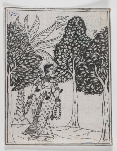 Kamod Ragini by Mughal School