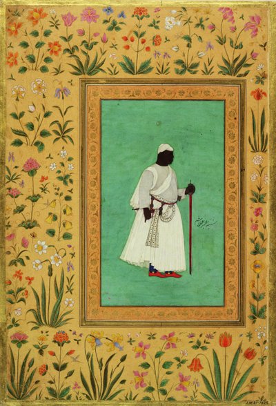 Malik Ambar (1548-1626) of Ahmadnager, c.1605-27 by Mughal School