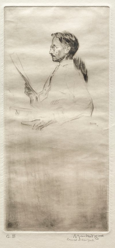 Frank Weitenkampf by Muirhead Bone