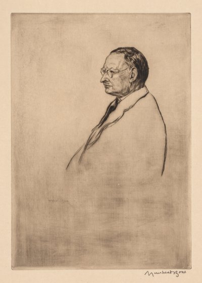 John Robertson, J. P., Dundee by Muirhead Bone