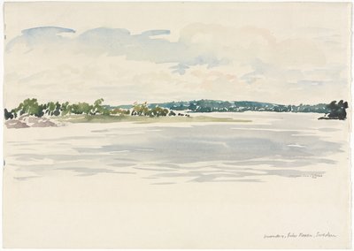 Noonday, Lake Noxen, Sweden by Muirhead Bone