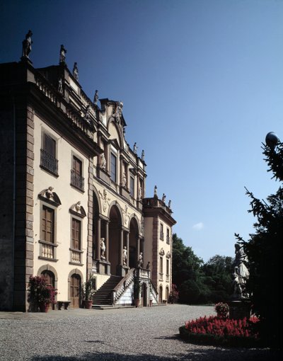 Facade of Villa Mansi by Muzio (circle of) Oddi