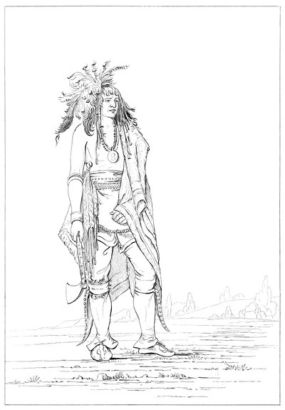 Iroquois brave by Myers and Co