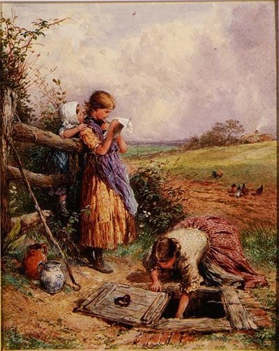 At The Well by Myles Birket Foster