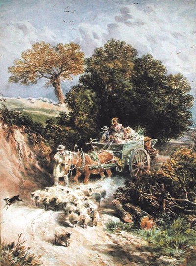 Going To Market by Myles Birket Foster