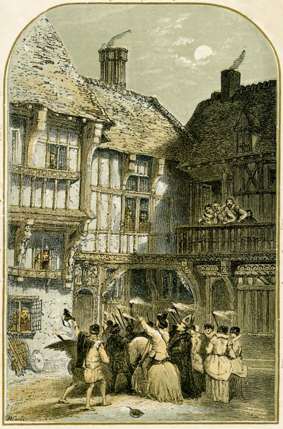 Mummers Play/Mumming by Myles Birket Foster