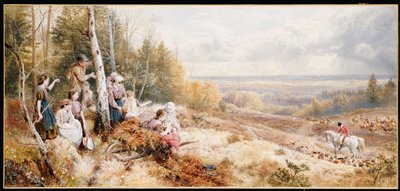 The Meet by Myles Birket Foster