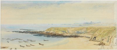 Tynemouth from Cullercoats by Myles Birket Foster