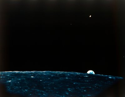 Earth from the Moon by NASA Images