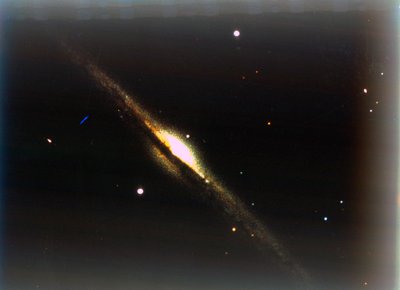 The Needle Galaxy in Coma Berenices by NASA Images