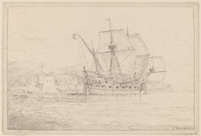 Ship under Sail by N. Artsay