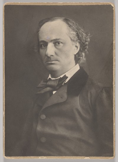 Portrait of Baudelaire by Nadar
