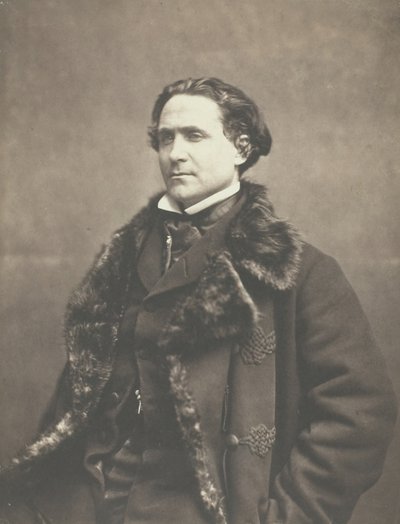 Portrait of La Fontaine by Nadar
