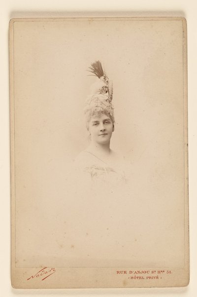 Countess Hélène de Pourtalès by Nadar [Gaspard Félix Tournachon]