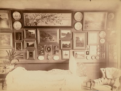 Sénart, the room by Nadar [Gaspard Félix Tournachon]