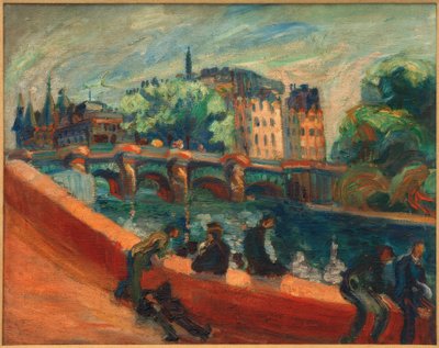 A Quay on the Seine by Nadežda Petrović