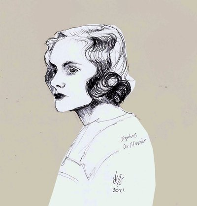 Daphne Du Maurier, 2021 by Nancy Moniz Charalambous