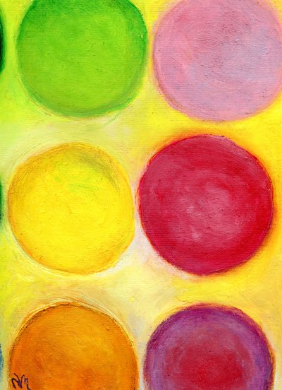 The Happy Dots 1, 2014 by Nancy Moniz Charalambous