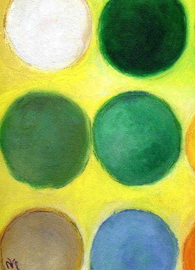 The Happy Dots 2, 2014 by Nancy Moniz Charalambous
