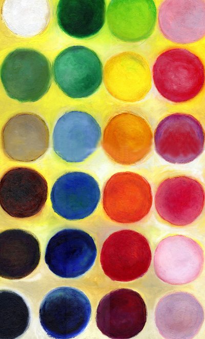 The Harmonious Happy Dots, 2014 by Nancy Moniz Charalambous