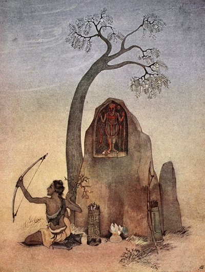 Ekalavya by Nandalal Bose
