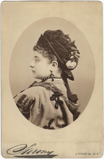 Portrait of Pauline Lucca by Napoleon Sarony