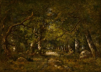 Forest Scene by Narcisse Diaz de la Pena