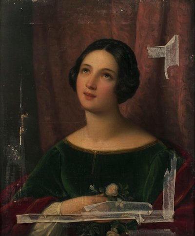 Girl with Flowers by Natale Schiavoni