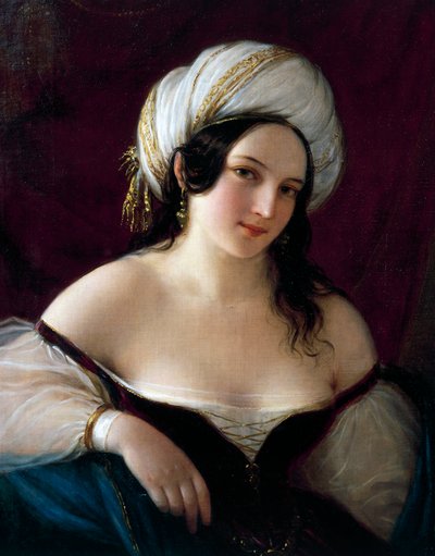 Odalisque by Natale Schiavoni