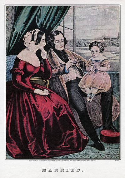 Married, 1845 by Nathaniel Currier