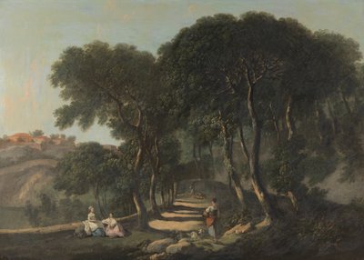 View near Rome by Nathaniel Dance