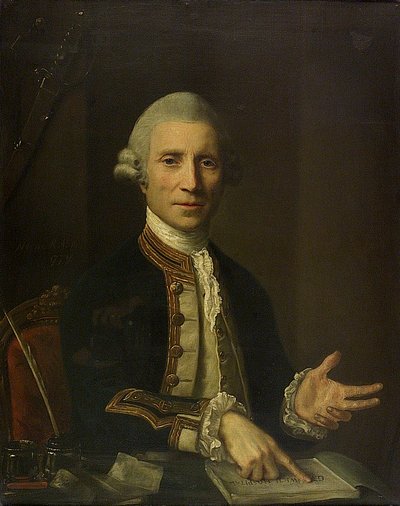 Captain Thomas Baillie by Nathaniel Hone