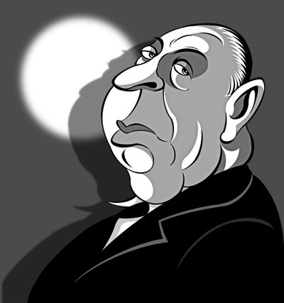 Alfred Hitchcock by Neale Osborne