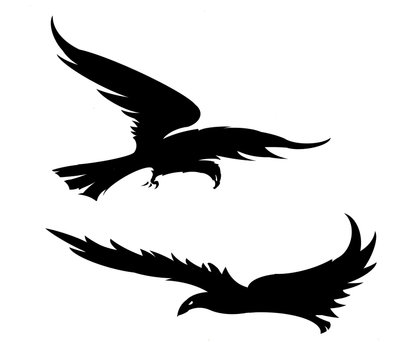Bird Silhouettes, 2022 by Neale Osborne