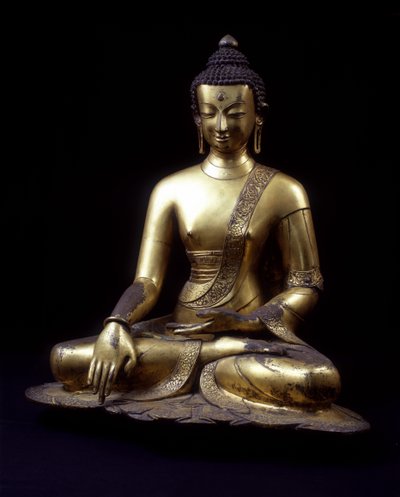 Buddha Statue, Nepal 15th Century by Nepalese School