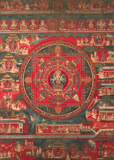 Mandala of Amoghapasa by Nepalese School