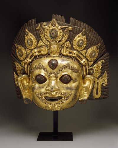 Mask of Bhairava by Nepalese School