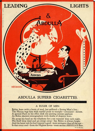 Abdulla Cigarettes by Nerman