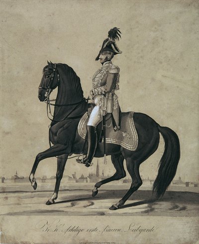 Arcièren Guard on Horseback by Leopold Blonder