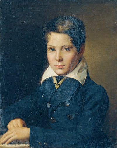 Bust of a Boy by Leopold Blonder